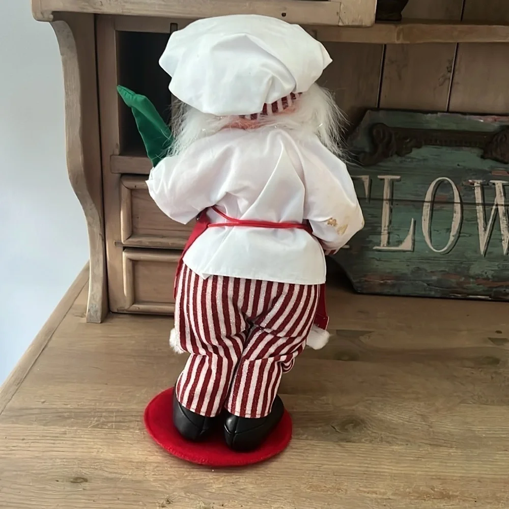 Annalee Santa Chef Holding Popcorn Garland 15” From 2011